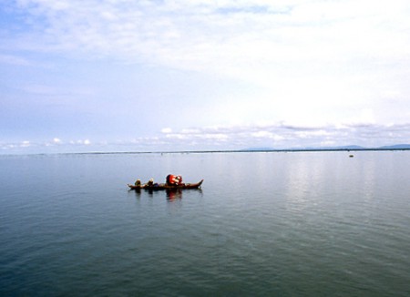 la quiete del lago Tonlè Sap